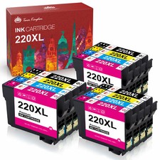 12 PK/3Set T220XL Ink For Epson XP-320 XP-420 XP-424 WF2630 WF2650 WF2660 WF2750 picture