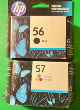 Genuine HP 56 57 Black/Color Ink Cartridge for HP7755 7960 Printer-OEM INK-Fast picture