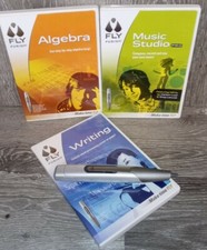 Lot of 3 FLY Fusion CD-ROM Algebra, Writing, Music Studio Pro with PEN  picture