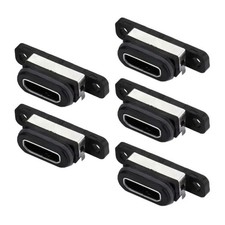 CY DIY OEM USB2.0 Receptacle Socket Connector Micro-B Female Mounting Waterproof picture