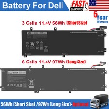 6GTPY/H5H20 RRCGW Battery for Dell XPS 15 9570 9560 9550 7590 Precsion 5530 5520 picture