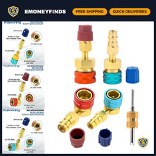 R1234yf Adapter Kit - Self-Sealing Can Tap & Quick Coupler for R134a Systems picture