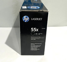 HP 55X CE255X Black High Yield Toner Cartridge For LJ P3015 500 MFP M525 OEM NEW picture