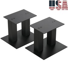 1 Pair Desktop Monitor Speaker Stands Up To 25Lb for Computer Bookshelf picture