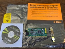 D-Link DGE-530T 1 Gb Desktop PCI Adapter Gigabit Ethernet Card w low profile picture