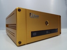AOpen Mini-ITX GOLD Aluminium Desktop Computer Case S-110 CUBE Retro Mini PC picture