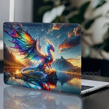 2Pcs Light Beige Vivid Dragon Scratch Resistant Vinyl Decal for Laptop & Car picture