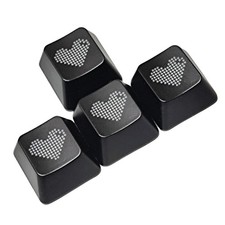 OEM Heart Designing WASD Directions Keycaps Unique And Comfort For Gamers 4PCS picture