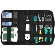 Professional Ethernet Cable Crimper Kit, 11 Tools Included picture
