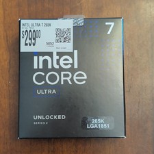 New In Box Intel Core Ultra 7 265K Unlocked 20-Core CPU LGA1851 Ships Fast picture