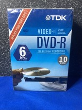 TDK DVD-R 10-Pack Video Recording Discs w/ Cases Sealed  picture