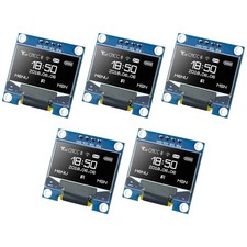 5 Pcs 0.96 Inch OLED I2C IIC Display Module 12864 128x64 Pixel SSD1306 Mini S... picture