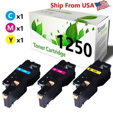 3PK Toner replace for dell 1250 Laser Jet 1250c 1350cnw C1760nw C1765nfw Printer picture