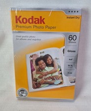 Kodak Premium Photo Paper Gloss 60 Sheets 4X6
