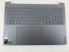 5CB1S50838 - D2 C-Cover with keyboard English Luna Grey US - Broken Off Bolt picture