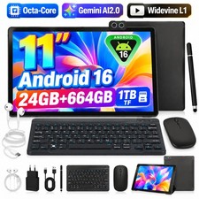 2026 New Tablet 11 in FHD Android 16 Tablet 24GB+64GB ROM 6800mAh Wifi5G NETFLIX picture