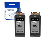 2 Pack FOR HP 74XL HP74XL CB336WN PHOTOSMART C4424 C4435 C4440 C4450 C4470 C4472 picture