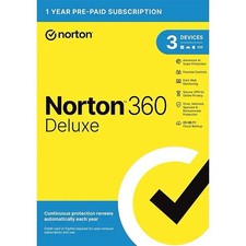 Norton 360 Deluxe 3 Devices 25GB PC Cloud Storage New 2026 VPN Internet Security picture