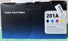 New Sealed Generic Brand 201A Toner Cartridge 4-Pack for HP LaserJet Pro  picture