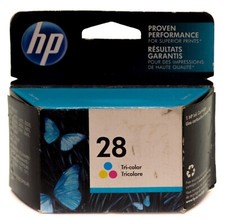 Genuine HP 28 Tri Color Ink Cartridge (C8728A) New Sealed picture