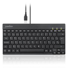 PERIBOARD-426ES Mini Teclado con Cable USB Negro QWERTY Espanol Black picture