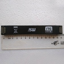1pcs New SLI Bridge Flex Cable 140mm 2 WAYS For MSI NVIDIA Video Card Connector picture