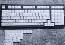 PBT MAC White Style Keycaps For Apple Mac XDA Height for Cherry MX  Keyboard picture