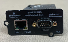 Emerson Liebert IS-WEBCARD IntelliSlot Web Management Card 417771G picture