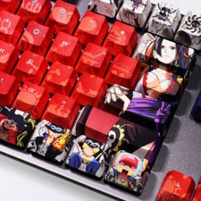 Hot Anime Luffy Keycaps ONE PIECE Boa·Hancock Full Set For Cherry MX keyboard picture