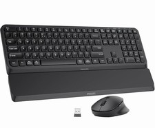 PHILIPS Bluetooth Keyboard and Mouse Combo, Ergonomic Design with Wrist Rest picture