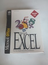 Microsoft Excel 5.0 Academic (3.5'' floppy disk) 1993 New Sealed picture