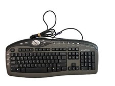 Vintage eMachines KB-0108 PS/2 Multimedia Keyboard Untested OEM Retro Windows PC picture