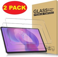 2PCS HD Clear Premium Tempered Glass Screen Protector Film For Lenovo Tab Tablet picture