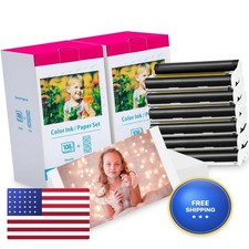 Compatible with Selphy CP1300 CP1500 KP-108IN Color Ink and Paper Set 2Pack picture