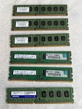 Desktop RAM 2GB Assorted PC3-10600 1333mhz DDR3  2G each  Lot of 6 12G Total picture
