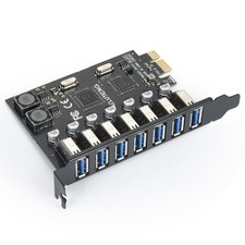 ELUTENG PCIE USB 3.0 Card 7 Ports PCI Expree to USB Expansion Card Super Speed 5 picture