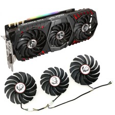 For MSI GTX1080ti GAMING TRIO GPU Cooling Fan Replacement Cooler Fans 1PC/3PCS picture