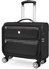 star cloud Rolling Laptop Bag, 17.3 Inch Rigid Frame Rolling Briefcase with Whee picture