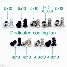 10pcs Durable Screws Computer PC Case Cooling Fan Mount Screws For Fans Optional picture