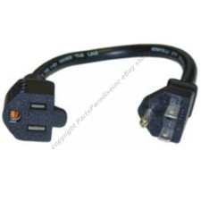 Lot10pk 1ft short Outlet Saver Power Strip Extension Cable/Cord NEMA5-15P to 15R picture