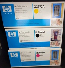 HP Color LaserJet CMYK Q3960A Q3971A -Q3973A - 2550 2820 2840 picture