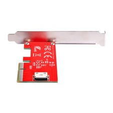 CY Adapter PCI-E 4.0 Express 4.0 x4 to Oculink Internal SFF-8612 SFF-8611 Hos... picture