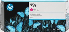 Genuine HP 738 300-ml Magenta DesignJet Ink Cartridge, Date: Jan 2028 picture