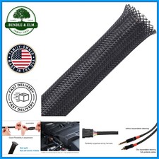 Versatile 25ft Wire Sleeve, Expands for Easy Cable Management and Protection picture