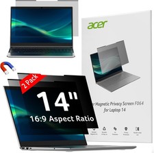 Acer 2-Pack Laptop Privacy Screen - Magnetic & Removable Privacy Filter Shield picture