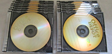12 Office Depot Gold CD-R Blank Discs 700MB 80 Min Music Data Jewel Cases NEW picture