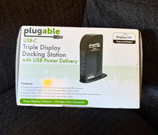 Plugable USB-C Triple Display Docking Station with USB Power Delivery picture