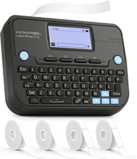 E12 Keyboard & Bluetooth Label Maker Machine with 4 Tapes picture
