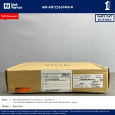 Cisco AIR-ANT2566P4W-R Aironet 2.4-GHz/5-GHz MIMO 4-Element Patch Antenna picture
