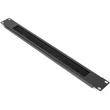 Rocstor - Y10E010-B1 - Rocstor 1U Rack Mount Brush Panel - Rack Cable picture